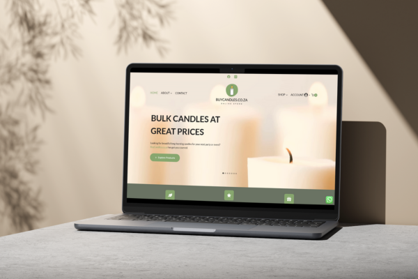 BuyCandles.co.za Desktop